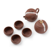 Yixing Clay (Zi Sha) Tea Set 6 Pieces